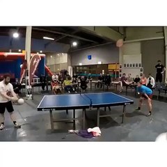 Head Ball on Table tennis Board