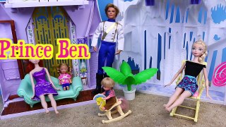 Descendants Dolls Love Triangle Disney Princess Merida & Frozen Elsa with Mal & Ben