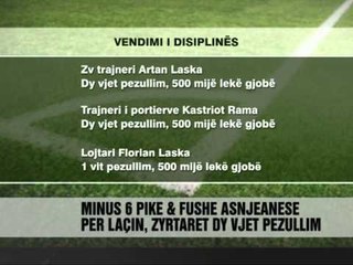Disiplina jep vendimin për Laçin - Vizion Plus - News - Lajme