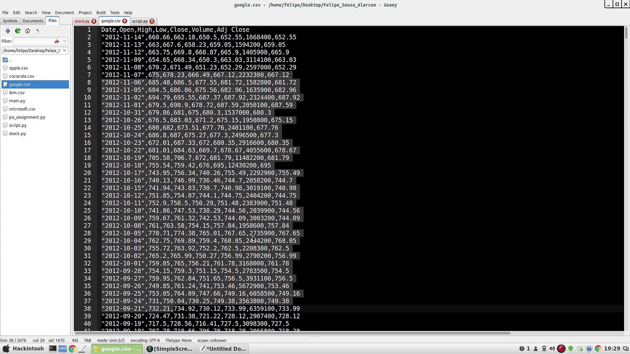 Data Mining Stock Prices With Python 3