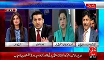 Heated exchange between PMLF's Nusrat Sehar and PPP Qayyum Soomro