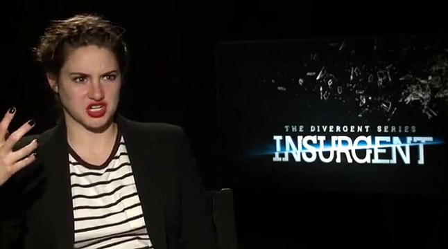 Shailene Woodley Interview Insurgent (2015)