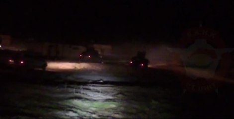 Kurdish Peshmerga Pound Trapped Enemy At Night In Sinjar