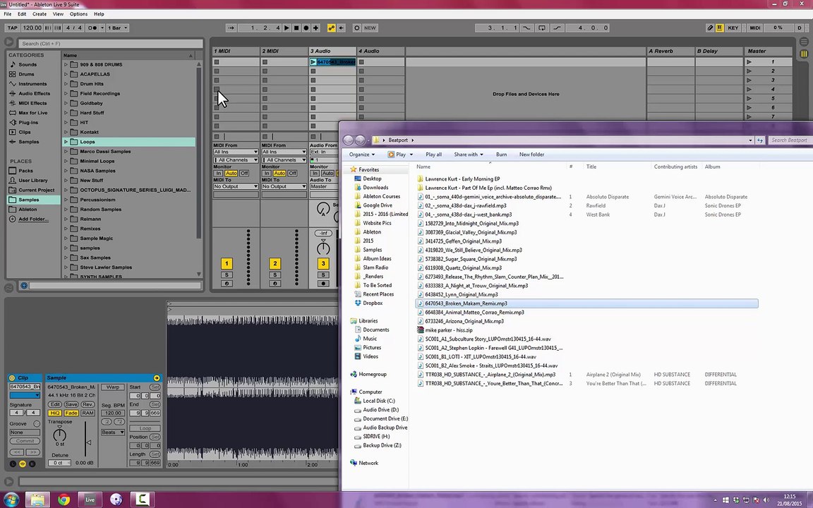 Electronic Music Production with Ableton 2.4. Warping Full Tracks