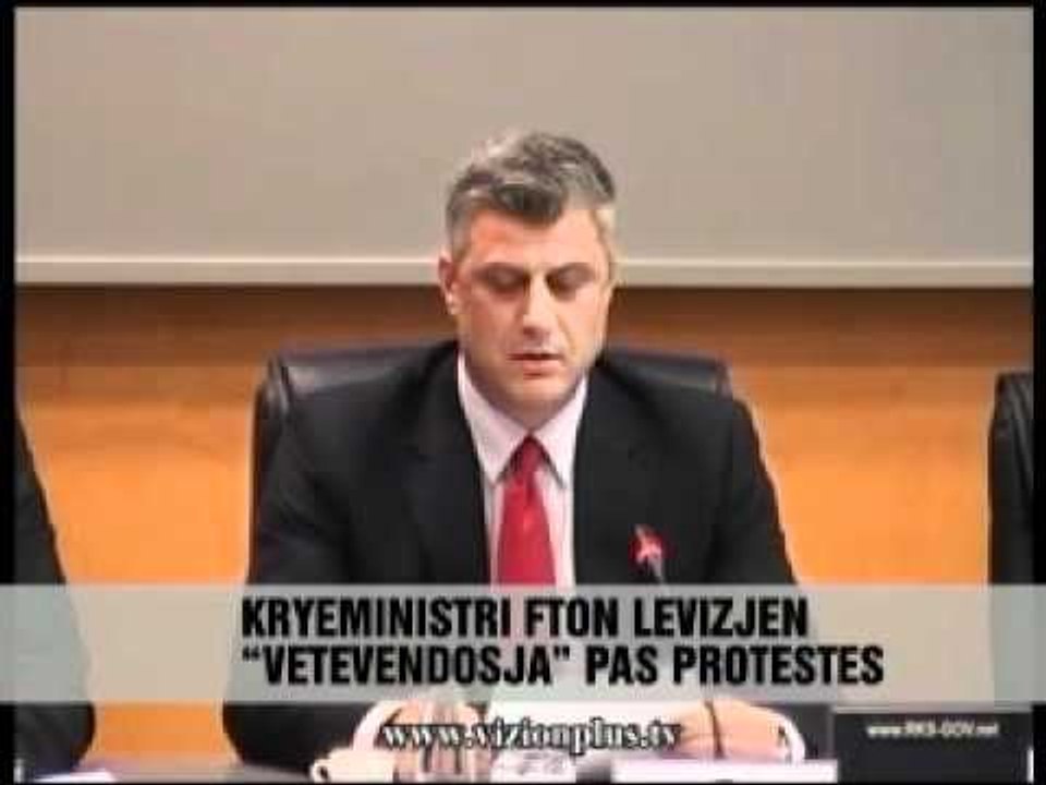 Thaçi thirrje për bisedime - Vizion Plus - News - Lajme
