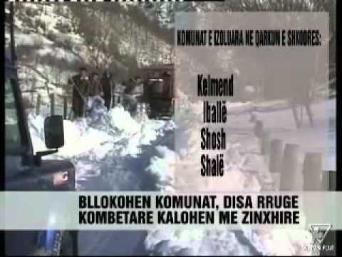 Dëbora izolon mijëra banore - Vizion Plus - News - Lajme