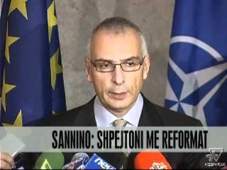 Sannino: Shpejtoni me reformat - Vizion Plus - News - Lajme
