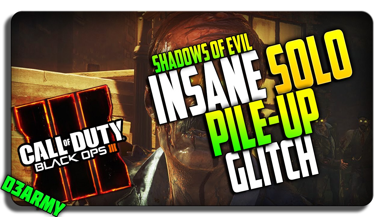 Black Ops 3 Zombie Glitches: SOLO INVINCIBILITY Glitch on Shadows Of Evil -  video Dailymotion