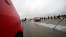 Peugeot 306 D-Turbo vs Honda CRX MK2 (very wet track) - HD 1080p