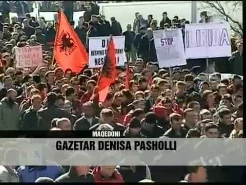 Protesta në Shkup dhe Gostivar - Vizion Plus - News - Lajme
