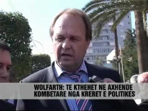 Wollfarth: Statusi, përgjegjësi politike - Vizion Plus - News - Lajme