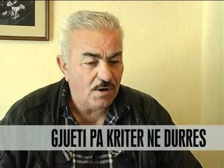 Gjueti pa kriter ne Durrës - Vizion Plus - News - Lajme