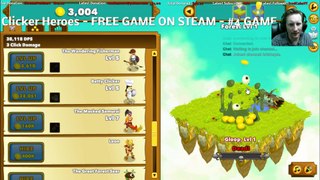 Clicker Heroes 4th place free game on steam by current players