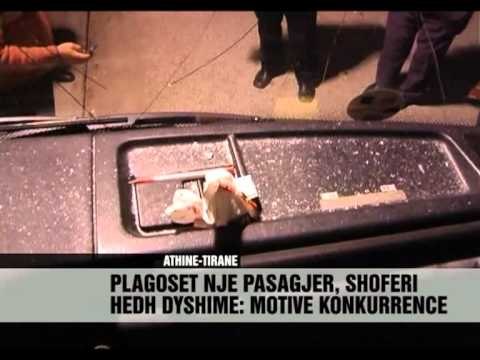 Gurë autobusit te linjës Athinë-Tirane - Vizion Plus - News - Lajme