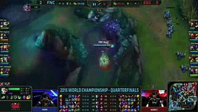 Fnatic vs Edward Gaming Game 3 Quarter Finals LoL S5 World Championship 2015 FNC vs EDG G3_75