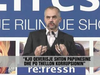 Rama: Te zhytur ne varfëri! - Vizion Plus - News - Lajme