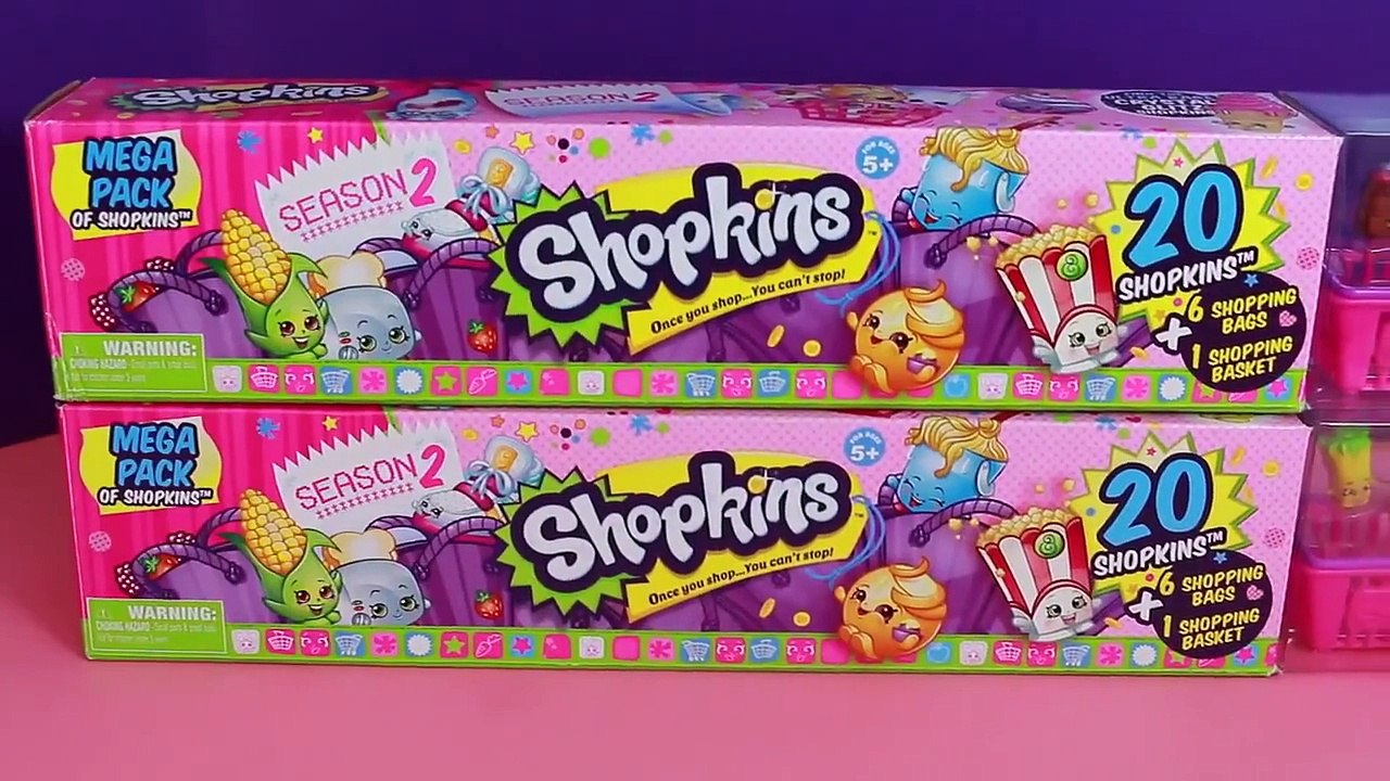 Shopkins MEGA PACK Season 2 MEGA Blind Bag Toys 40 Opening Toy Review