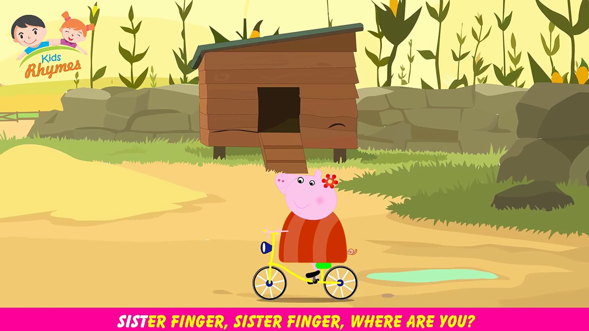 Kids Song Finger Family Peppa Pig - Nursery Rhymes for Kids -Finger Family Kids Song