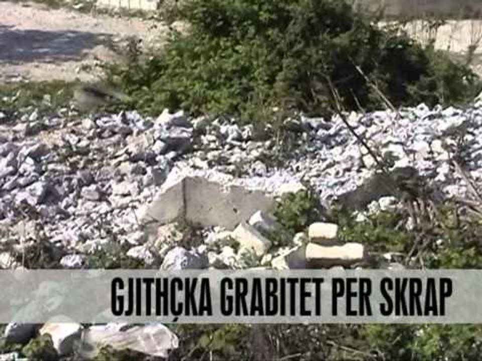 Gjithçka grabitet për skrap - Vizion Plus - News - Lajme