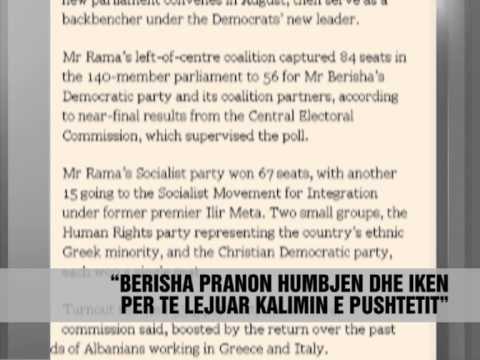 Mediat e huaja për Berishën - Vizion Plus - News, Lajme