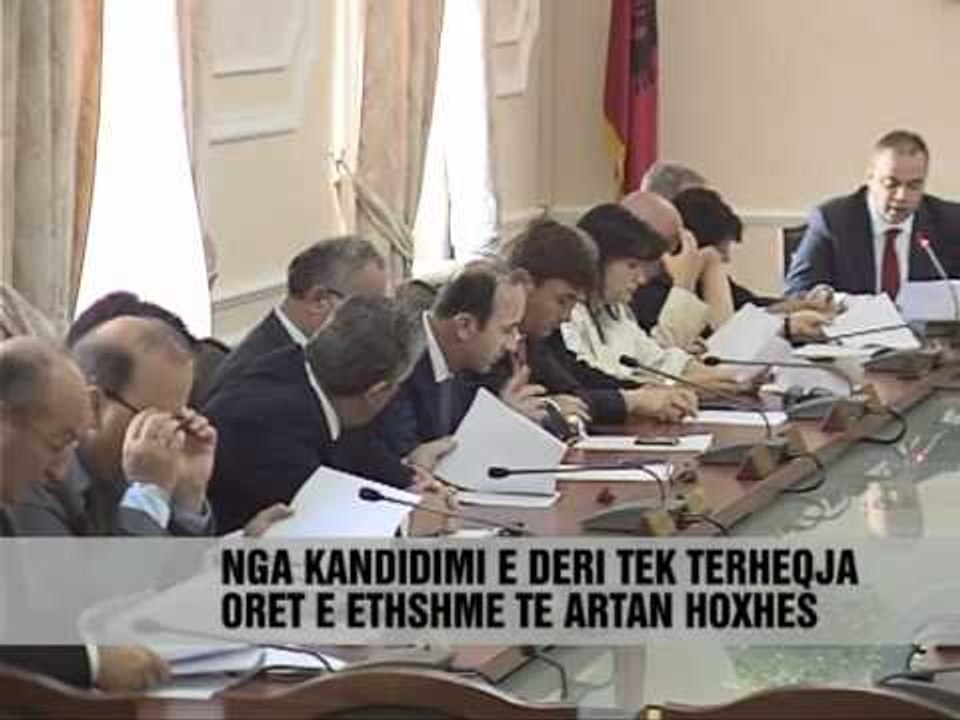 Hoxha, vetëm pak ore kandidat - Vizion Plus - News - Lajme