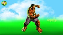 Hulk Cartoon Nursery rhymes Finger Family Rhymes Kids World Rhymes