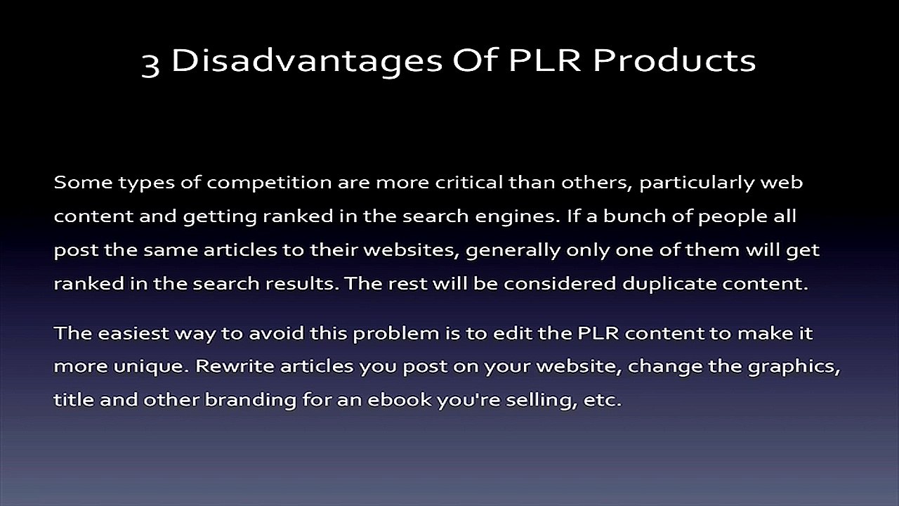 3-Disadvantages-Of-PLR-Products