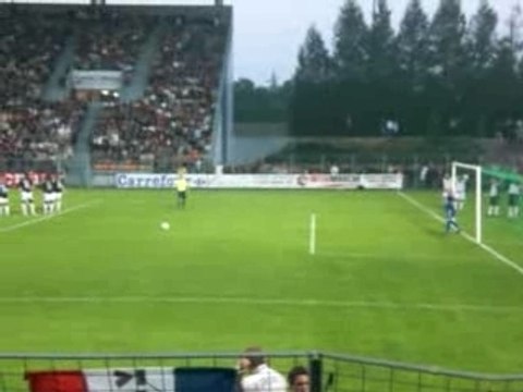 Laval - Angers (pénalty lavallois)