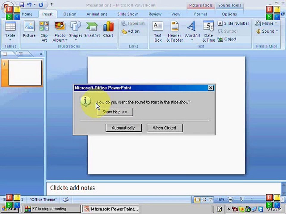 Media Clip in power point Urdu/hindi Tutorial