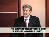 Berisha apel për imunitetin - Vizion Plus - News - Lajme