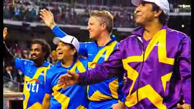 Highlights Cricket All-Stars Sachins Blasters vs Warnes Warriors 3rd T20 at los angeles -