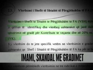 Imami, skandal me gradimet - Vizion Plus - News - Lajme