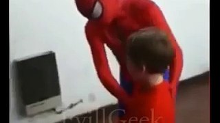 Spiderman jump back flip fail - Maad City Vine