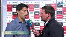 Entrevista a Luis Suárez bigoleador de El Clásico - Real Madrid vs Barcelona Santiago Bernabéu