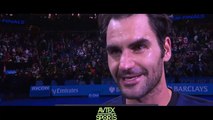 ATP London - Roger Federer v Stan Wawrinka (2-0) - Roger Federer Post-Match Interview 21.11.2015