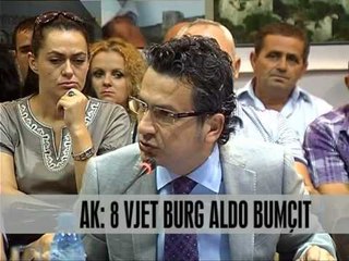 AK: 8 vjet burg Aldo Bumçit - Vizion Plus - News - Lajme