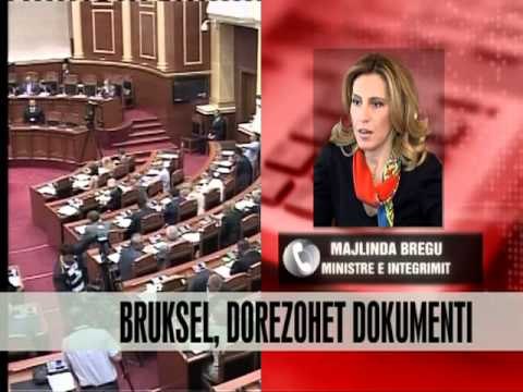 Bruksel, dorëzohet dokumenti - Vizion Plus - News - Lajme