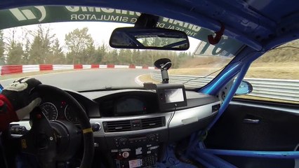 First Nürburgring lap of the year in Matechsports BMW 325i