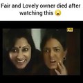 Fair & Lovely owner died after watching this... Hilarious :D