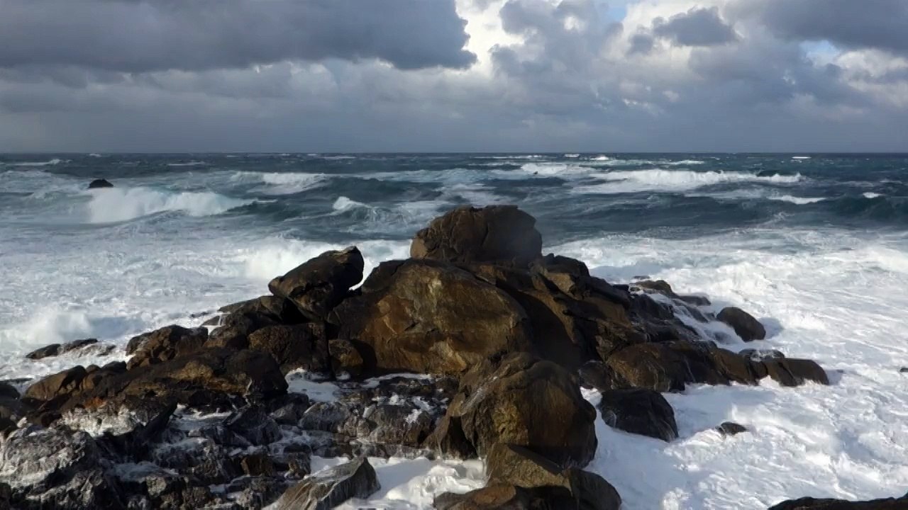 Coup de vent sur la côte sauvage de Trémazan