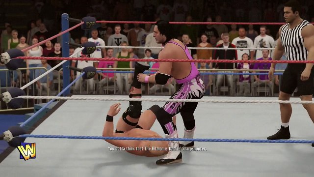 PS4 - WWE 2k16 Showcase - Match 4 vs Bret Hart - Wrestlemania 13