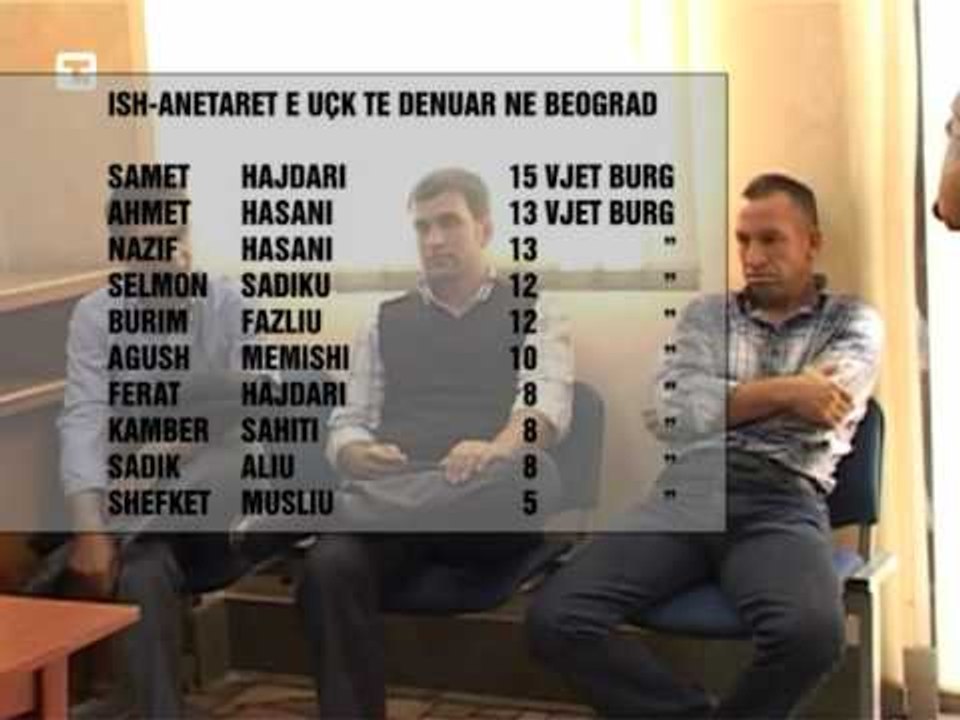 ISH USHTARET E UCK GJYKATA SERBE DENON ME 116 VJET BURG 11 SHQIPTARET LAJM