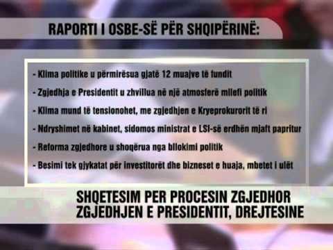 Wolfarth dorëzon raportin e OSBE - Vizion Plus - News - Lajme