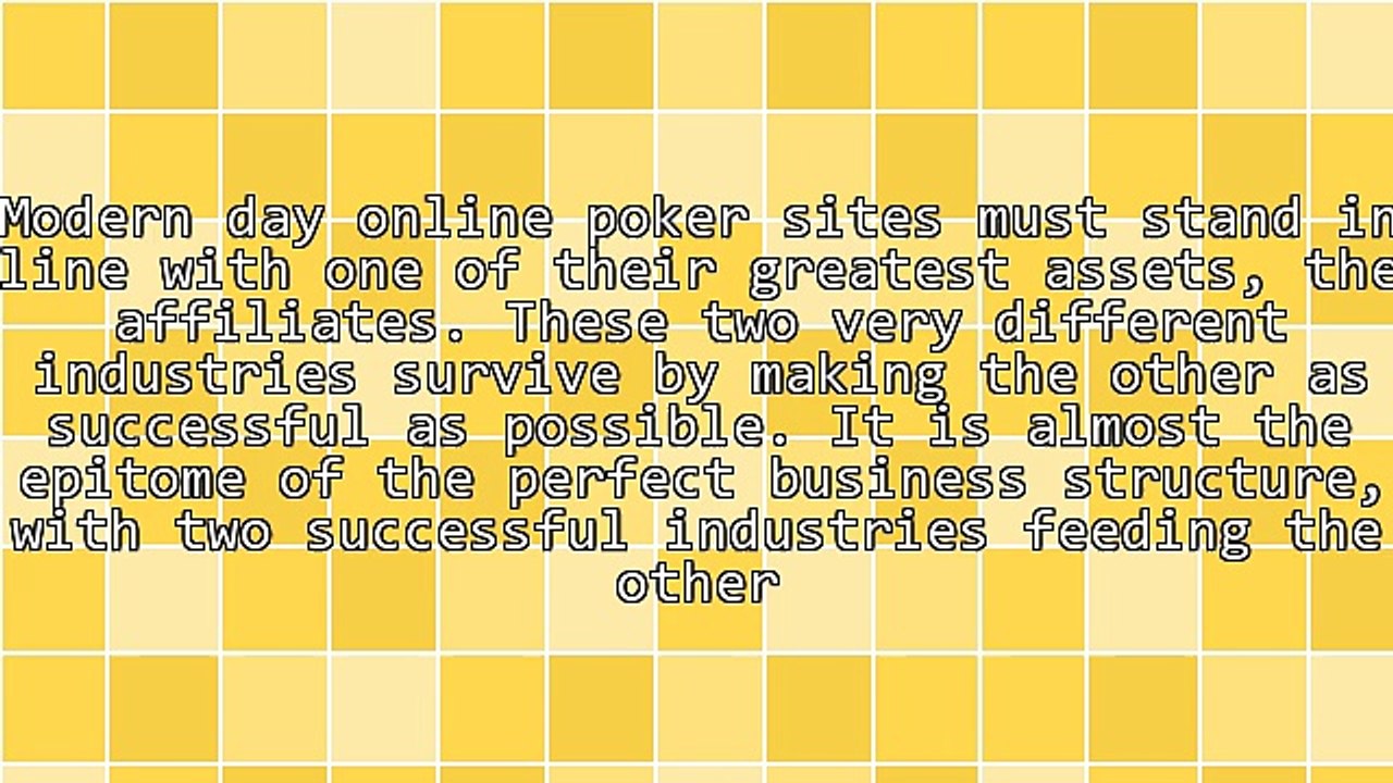 Poker Affiliate Program Marketing: Affiliates Enjoying Continued Success