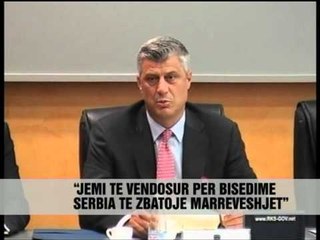 Thaçi për dialogun me Serbinë - Vizion Plus - News - Lajme