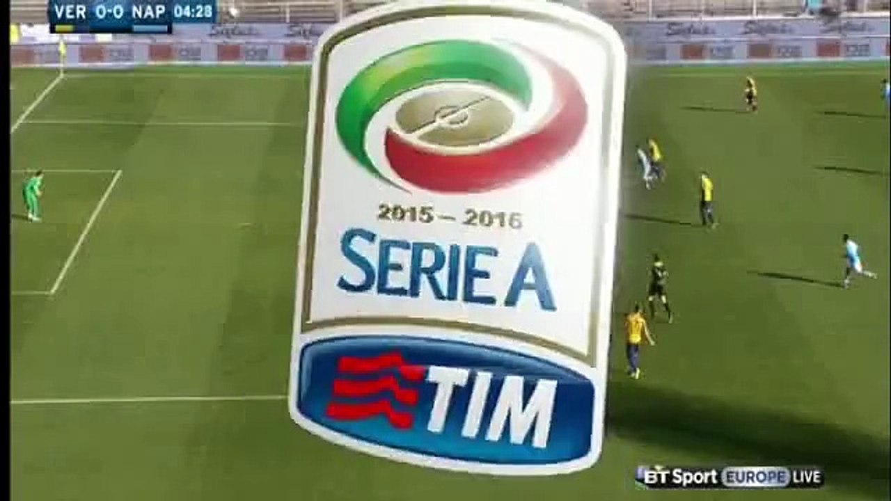 Marek Hamsik Big Chance - Hellas Verona v. Napoli 22.11.2015 HD