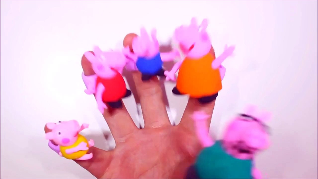 Friends Finger Family | Peppa Pig's Finger Family Nursery Rhyme Song Family