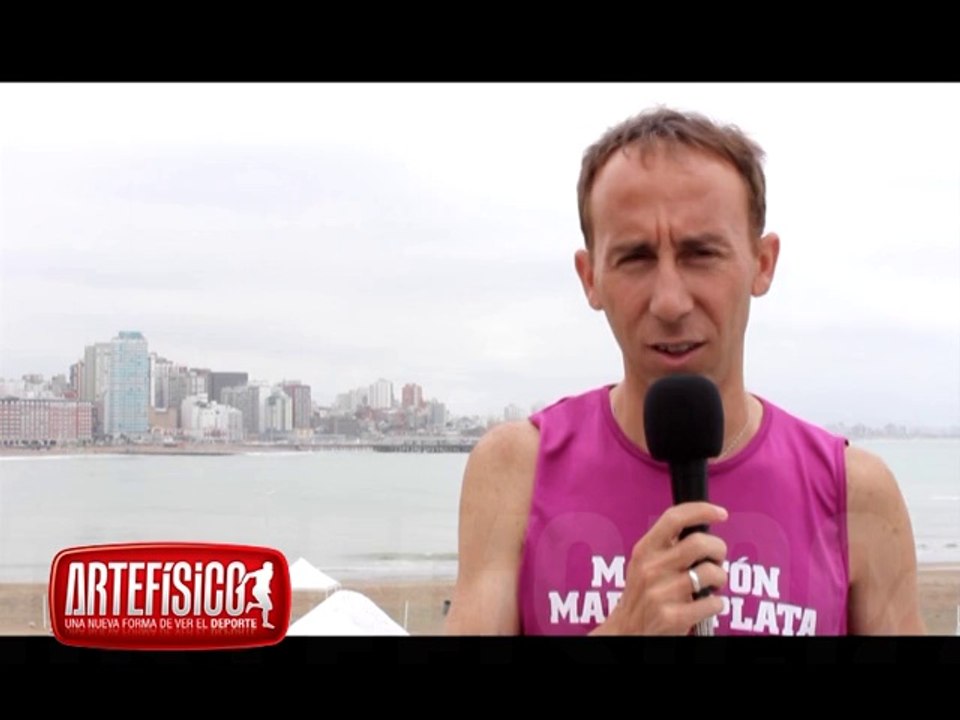Maraton de Valencia junto a Mariano Mastromarino.