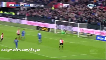 Gustafsson Goal - Feyenoord 1-0 Twente - 22-11-2015 Eredivisie