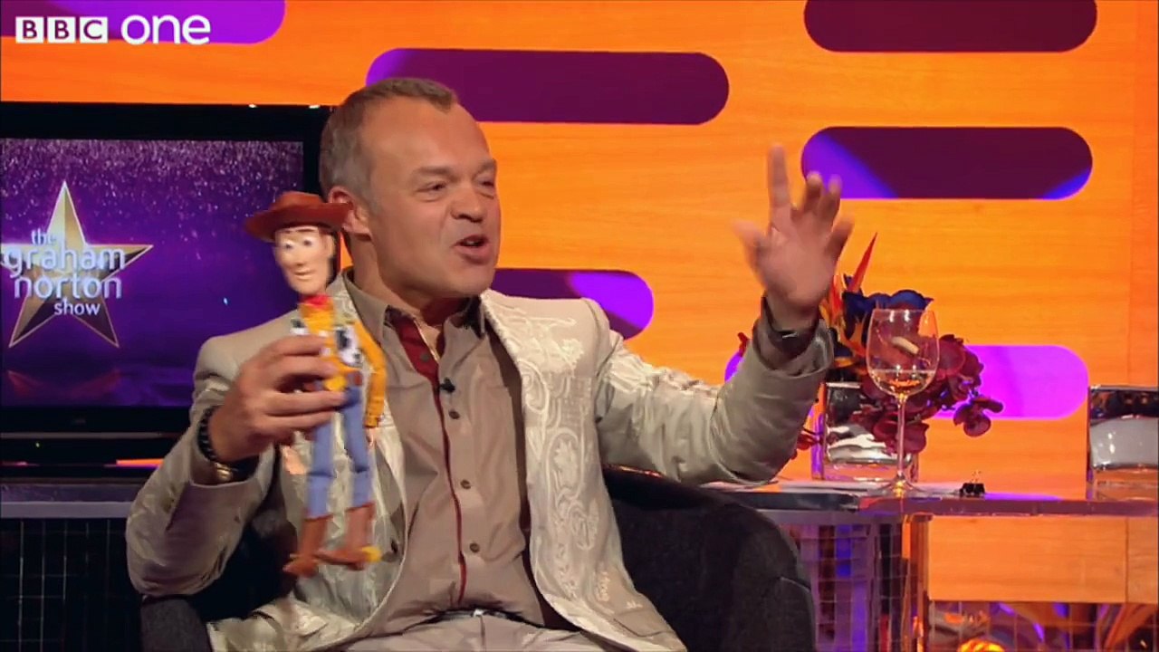 Is the Woody dolls voice really Tom Hanks? The Graham Norton Show Series 9 Episode 9 BBC